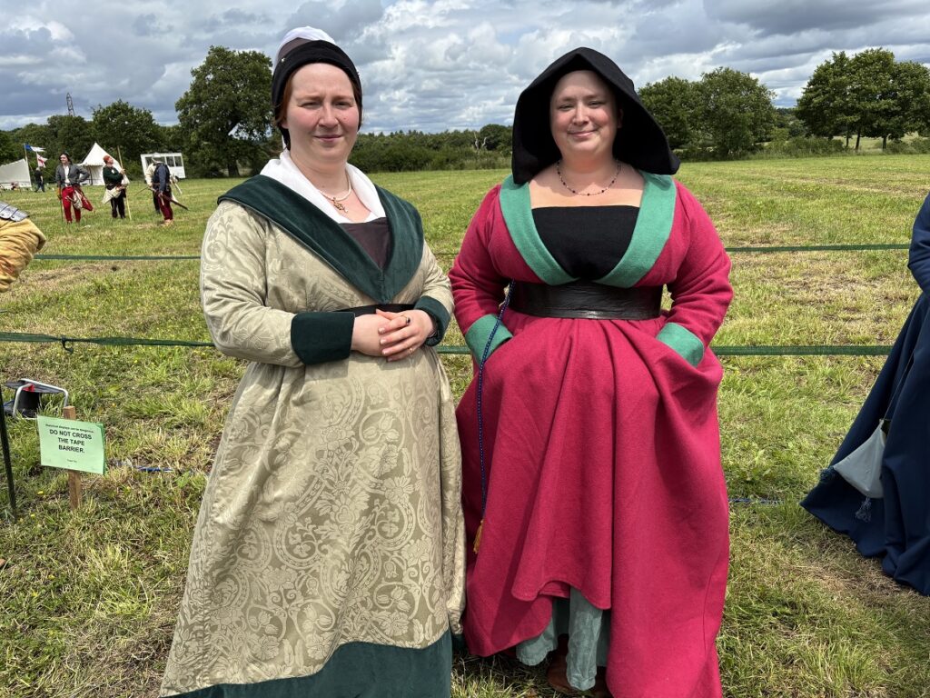 Opening day of Barnet Medieval Festival at new Galley Lane site with praise from Wars of the Roses re-enactors and supporters