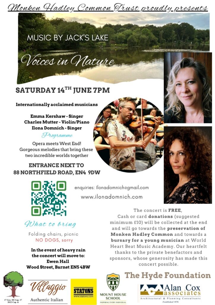 Summer concerts of chamber music and opera to entertain Barnet music lovers.