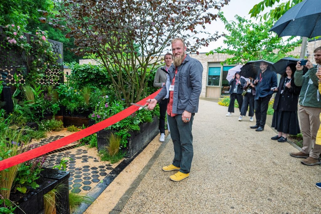 Garden of Noah's Ark Children's Hospice, Barnet, chosen as new home for an award winning design at this year's Chelsea Flower Show 