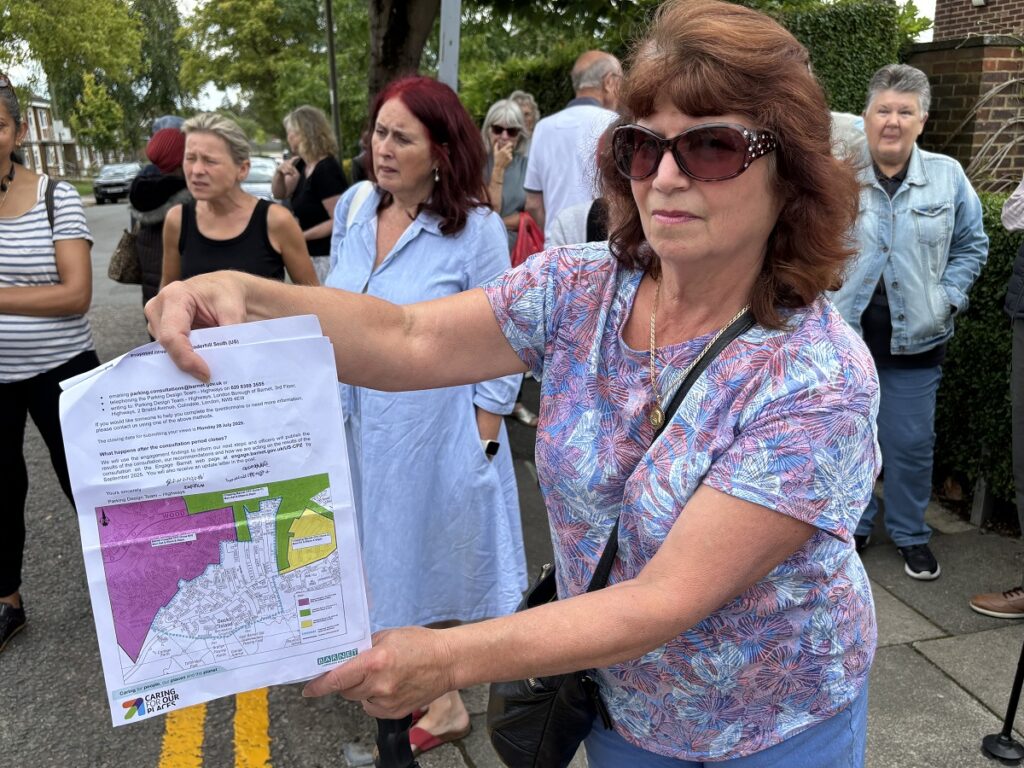 Residents living around Mays Lane organise mass protest at plans for a new controlled parking zone in local roads