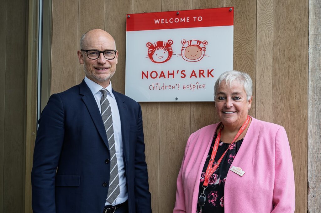 Care minister's visit confirms continued government funding for Noah's Ark children's hospice in Barnet