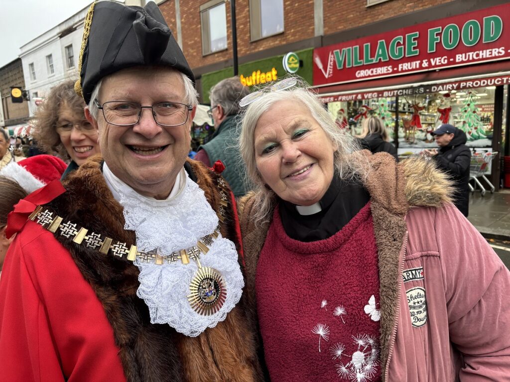 Barnet's annual Christmas fayre gets enthusiastic support despite heavy rain but lots of stalls and events built up community spirit