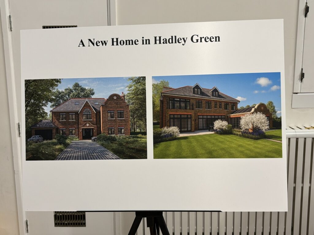 Controversial application to build a large house in Hadley Green woodland in Monken Hadley conservation area.