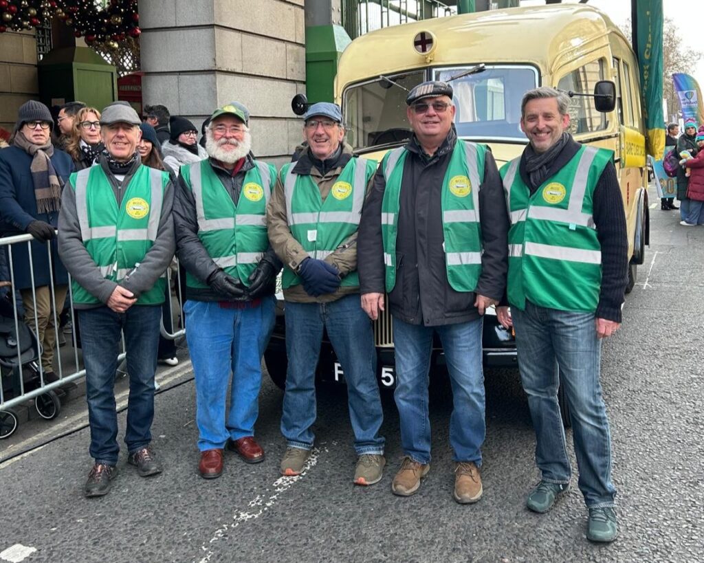 Entries from Barnet Classic Car Club have a prime spot in London's spectacular New Year's Day Parade and get a special mention of Sky TV 