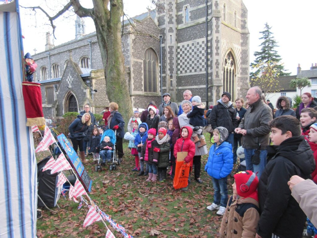 Barnet's professor of Punch and Judy Geoff Barrett hopes to back inside his both entertaining children once again this summer