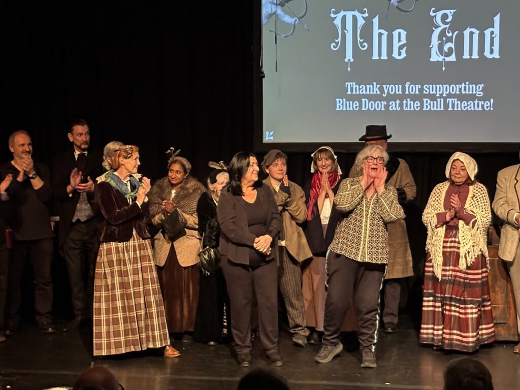 Latest production at The Bull Theatre, Barnet, imagines what might have happened when author Charles Dickens is marooned for the night in the Red Lion on the opposite side of the High Street.