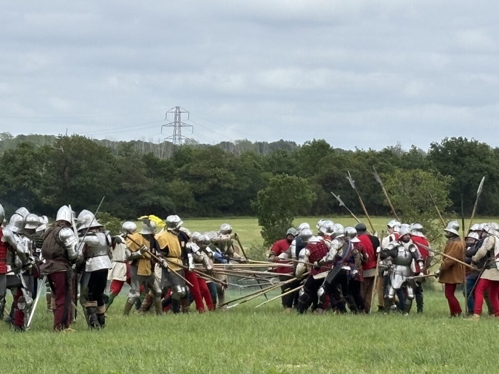 Re-enactors have high praise for expanded site for Barnet Medieval Festival with enlarged arena for re-enactments of Battles of St Albans and Barnet