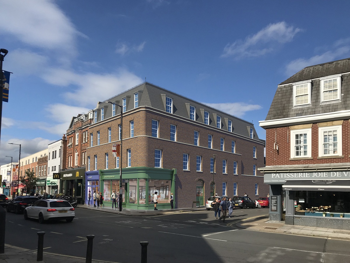 Approval for new High Street retail premises and housing at junction with Moxon Street as demolition underway on two other nearby developments - The Barnet Society
