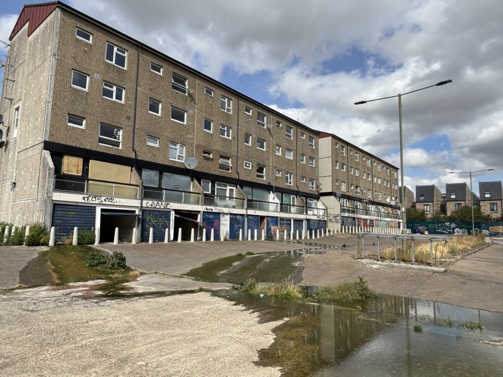 Vandalised flats and maisonettes on Dollis Valley Estate will continue to be an eyesore following collapse of Barnet Council deal to build 208 new affordable homes