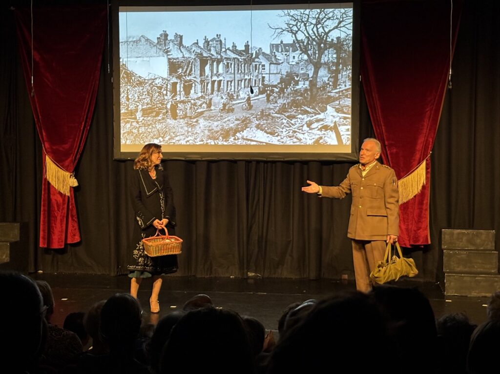 New production at The Bull Theatre portrays how townspeople of Barnet lived through air raids and survived wartime restrictions   